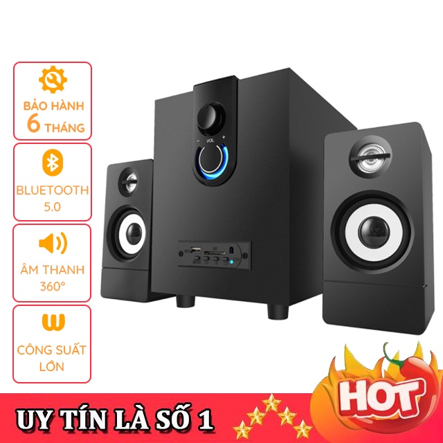 Loa Bluetooth Gỗ 2.1 Để Bàn Dùng Cho Tivi Máy Vi Tính PC Laptop Công Suất Lớn FT-3900BT Thiết Kế Hiện Đại Nổi Bật