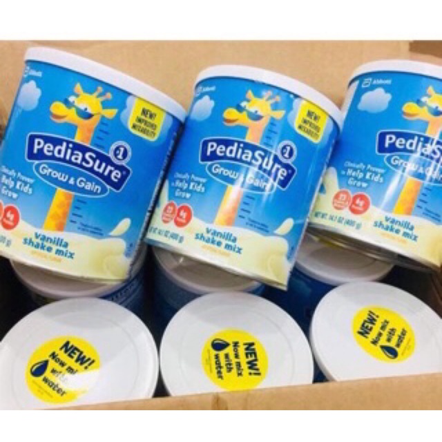 Sữa Bột Pediasure Cho Bé Chậm Biếng Ân, Chậm Tăng Cân của Mĩ 400g