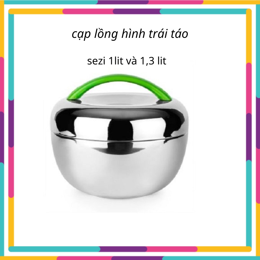 Cạp lồng hình quả táo 1l siêu dễ thương