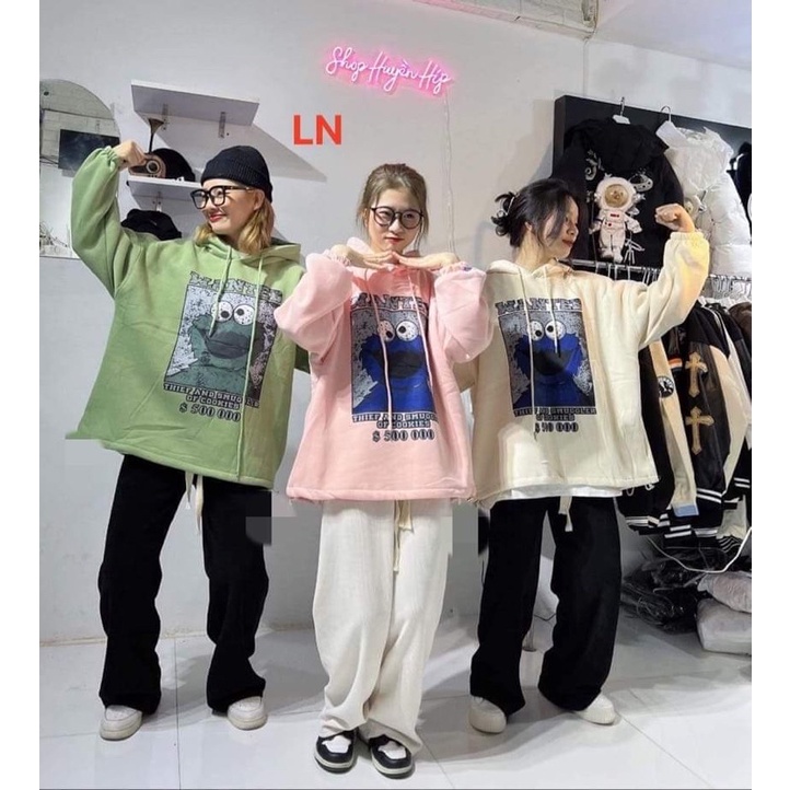 Áo hoodie hoạt hình WANTER DA6