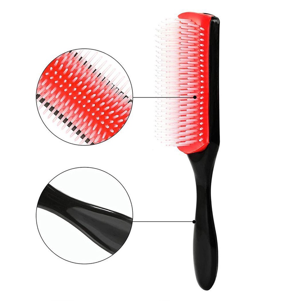 OCEANMAP Lược Chải Tóc Đuôi Chuột Massage Da Đầu Chống Trượt Cho Nam Nữ