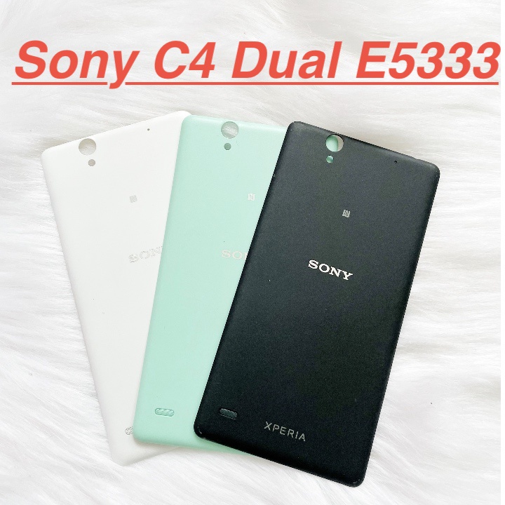 ✅ Nắp Lưng Sau Sony C4 Dual E5333 Zin New Kính Camera Bảo Vệ, Ốp Vỏ Mặt Sau Linh Kiện Thay Thế