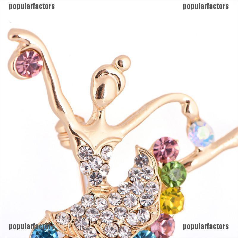 Ghim Cài Áo Kim Loại Hình Vũ Công Dễ Thương