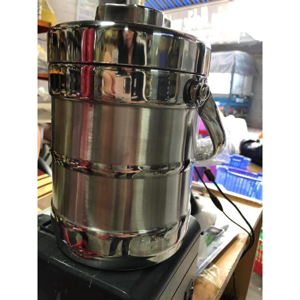 Cạp lồng, hộp cơm inox 3 ngăn siêu xịn - 1,3lít - 1,8lít - 2 LÍT