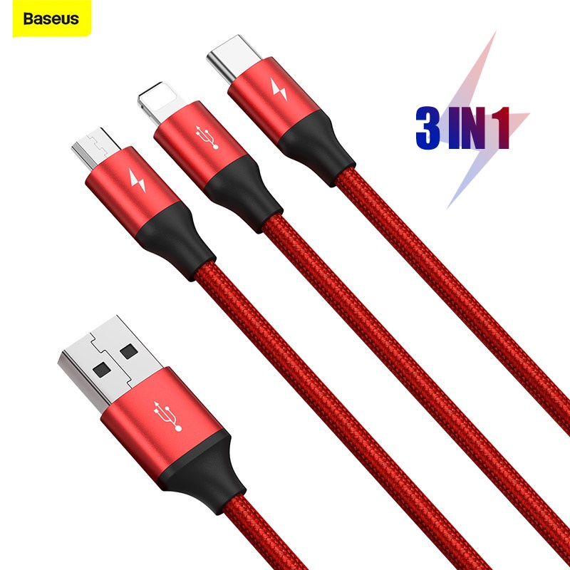 Cáp Baseus cổng USB Type C dành cho Samsung Xiaomi