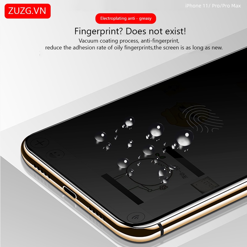 Kính cường lực iphone full màn 6/6plus/6s/6s plus/6/7/7plus/8/8plus/x/xs/xs max/11/11 pro/11promax chính hãng ZUZG