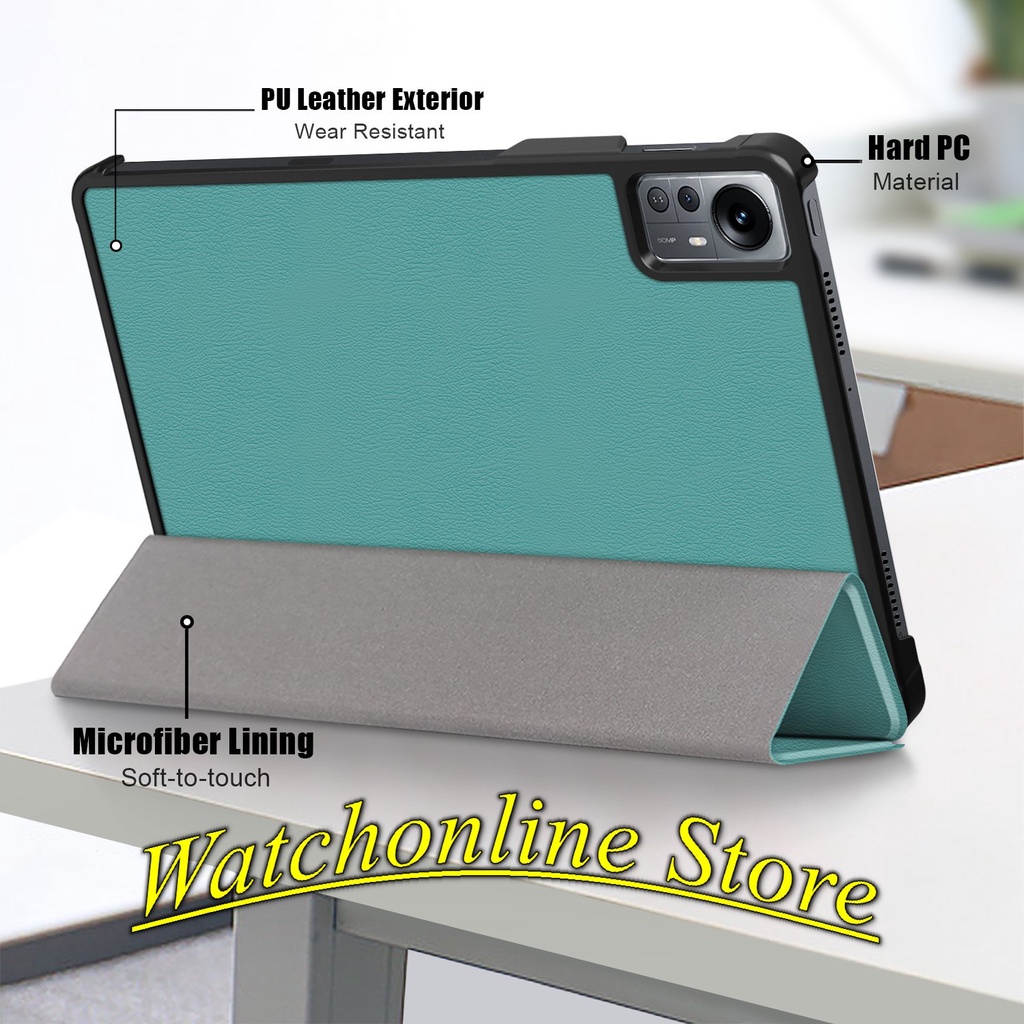 Bao da, ốp lưng Xiaomi Mi Pad 5 pro/ MiPad 5 Pro 12.4inch nắp nam châm đóng mở tự động