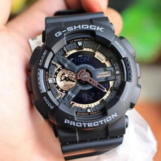 [ĐẸP. ĐỘC. GIÁ RẺ] Đồng hồ nam G-SHOCK  Casio GA-110GB-1ADR dây cao su