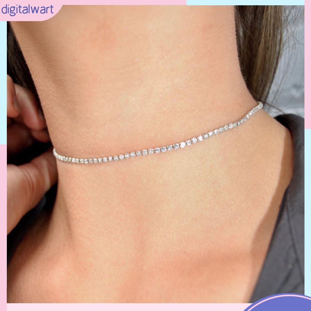 Vòng Cổ Đính Đá Thời Trang Nữ Tính