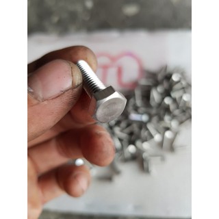 ốc 6ly 2 phân inox (5 con) (loại tốt)
