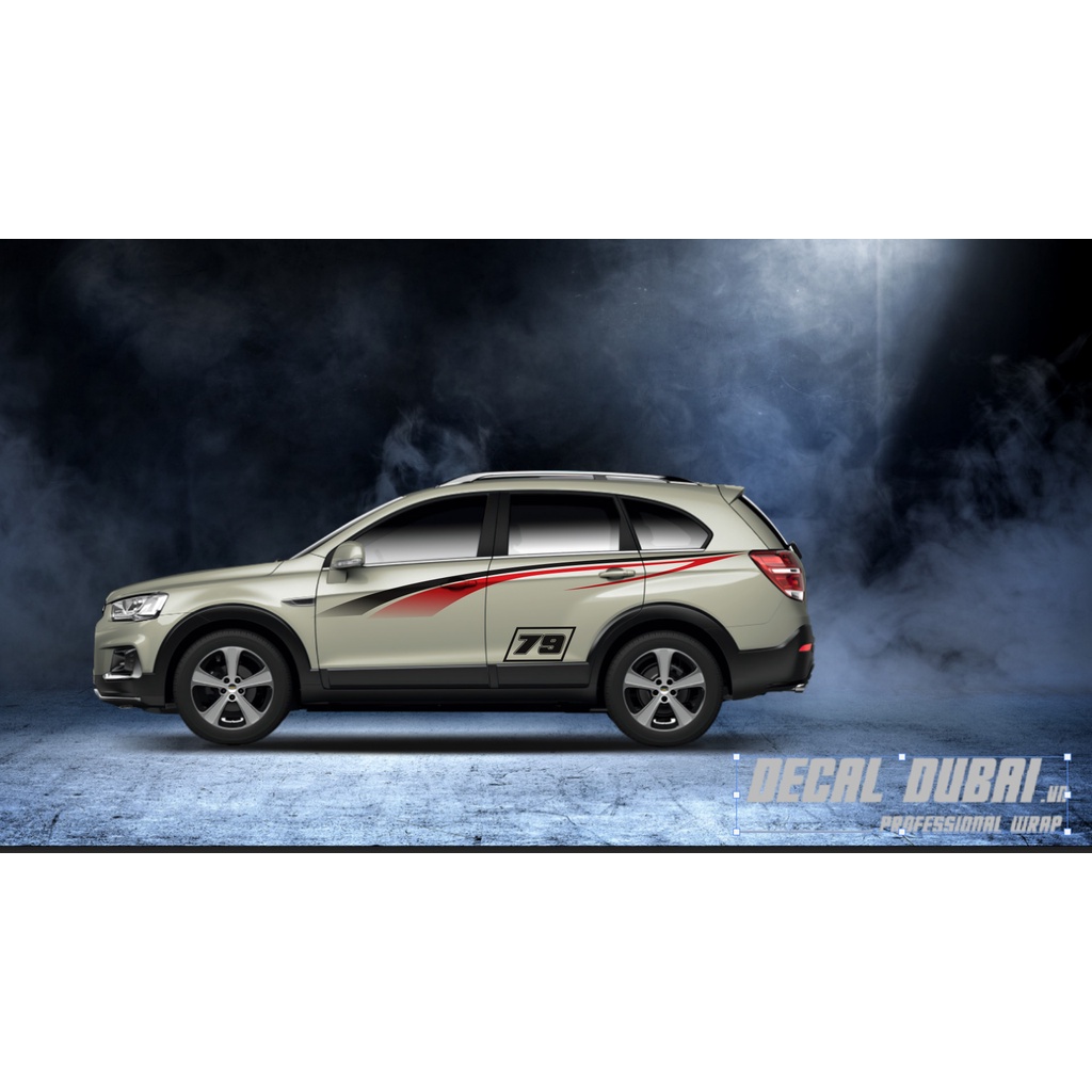 DecalDubai_Tem dán xe Captiva nhẹ nhàng tặng kèm tem chữ ký