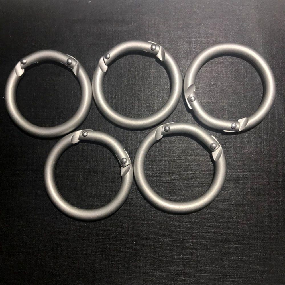 MAYSHOW Bộ 5 Khóa Lò Xo Tròn Đường Kính 3.8cm Cho Thắt Lưng Túi Xách