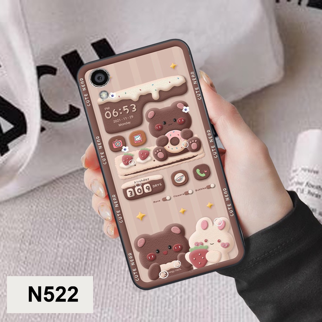 Ốp Oppo A37 / Neo 9 / F1 Plus bộ hình gấu , thỏ hồng cute dễ thương giá rẻ siêu bền