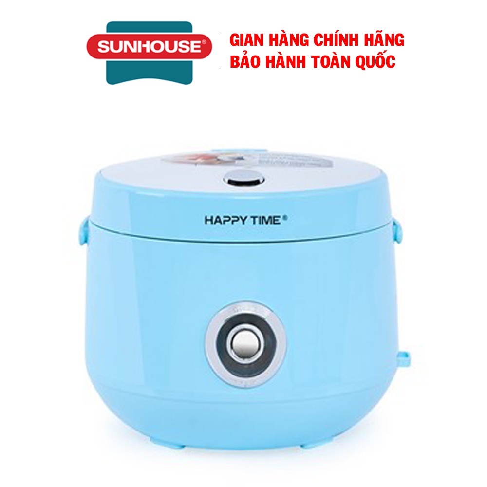 Nồi cơm điện Sunhouse Happy Time HTD8522G, Công suất 500W, Dung tích 1.2 lít, Bảo hành 12 tháng