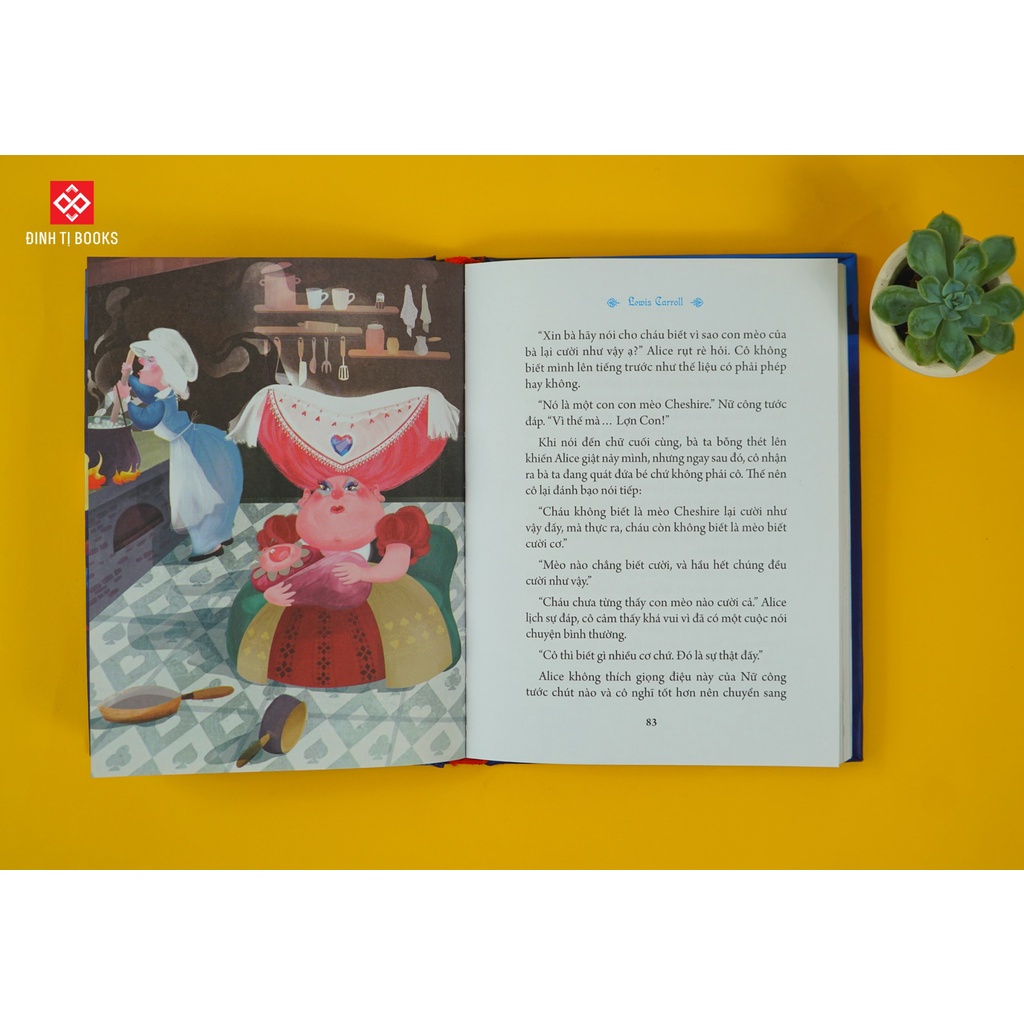 Sách - Alice ở xứ sở diệu kỳ - Tác phẩm kinh điển minh họa mới