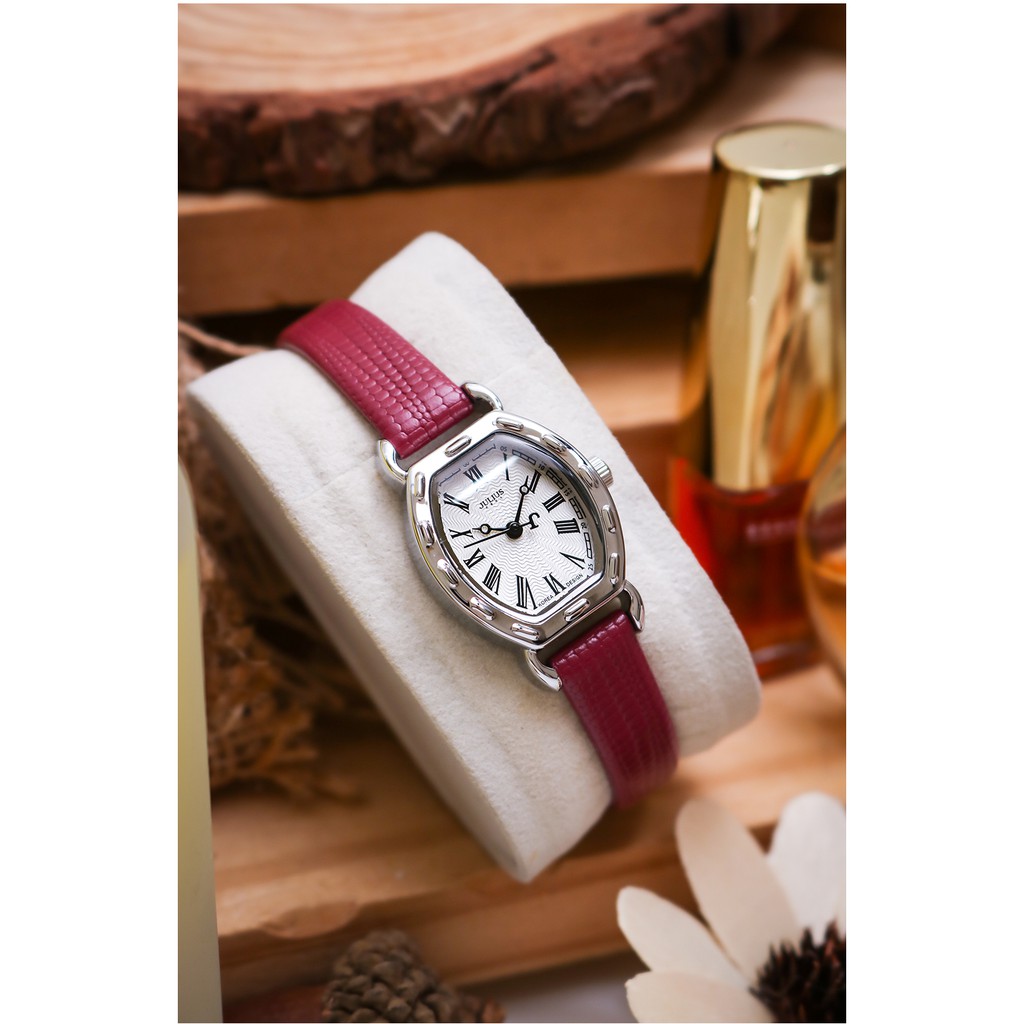 Đồng hồ nữ Julius Hàn Quốc JA-544B dây da cá tính