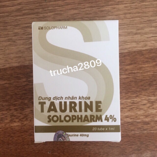 nhỏ mắt taurine solopharm 20 ống x 1ml
