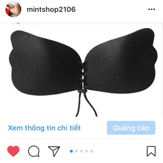 Bra dán cánh tiên dây rút