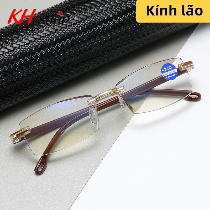 Kính lão xem điện thoại đọc báo cho người Trung Niên, độ nét cao siêu nhẹ, chống ánh sáng xanh, tia cực tím mã Y811