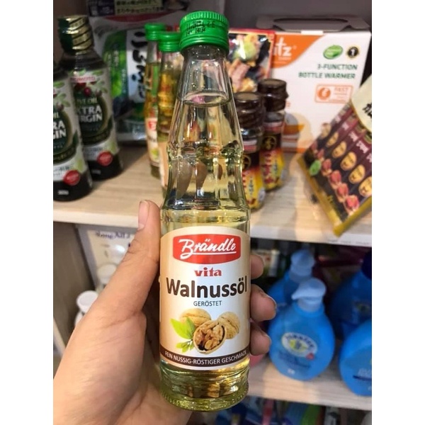 Date 04/2024 - Dầu óc chó Brandle Vita Walnussol Đức cho bé ăn dặm 100ml (mẫu mới)