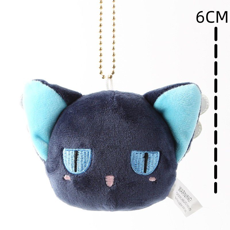 Cartoon 6/12cm Card Captor Sakura Pendant Magic Keychain Plush Toy Gift Peluche Bag Card Key Ring Women Kids Birthday Gift
