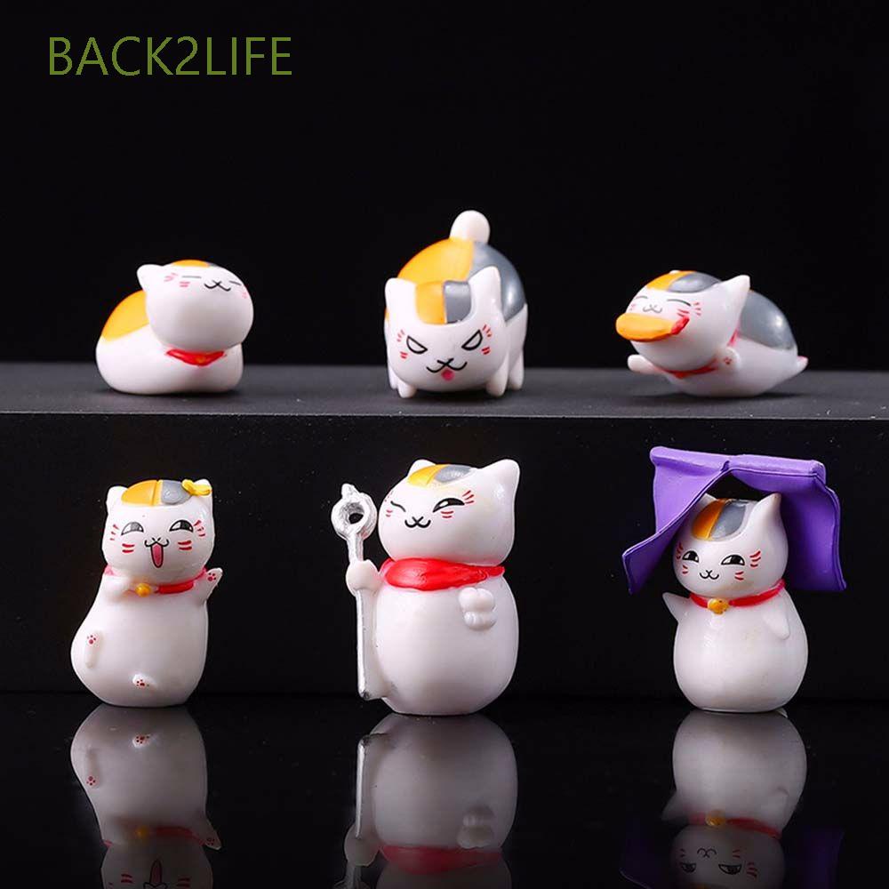 Set 6 Mô Hình Nhân Vật Anime Natsume Yuujinchou Nyanko Sensei Bằng Pvc Dễ Thương Trang Trí Bàn Làm Việc 2life