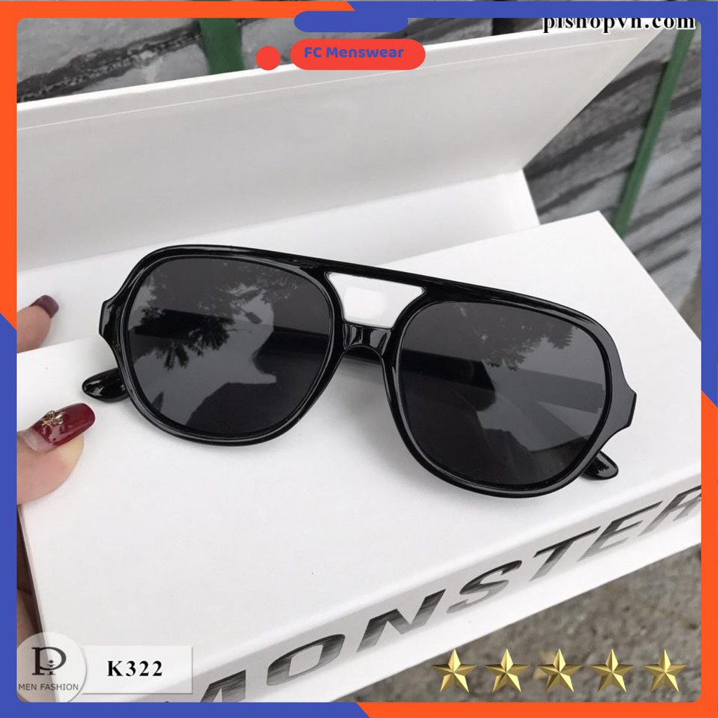 Kính Thời Trang 🔴𝑭𝑹𝑬𝑬𝑺𝑯𝑰𝑷🔴 Kính mát - Hàng Unisex - Chống UV400 - Hàng Cao Cấp - Mã 322 - FC Menswear