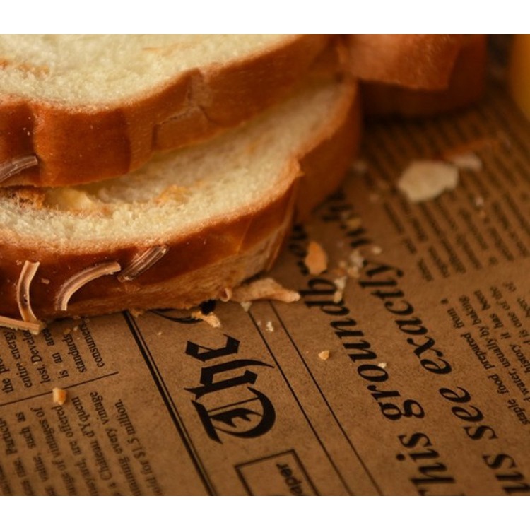 Cuộn Giấy Nến Lót Nướng Bánh Hình Tờ Báo Phong Cách Vintage - Dumi Shop