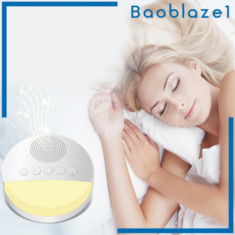 [BAOBLAZE1]White Noise Sound Machine Sleep Therapy Plays Soothing Sounds+ Timers