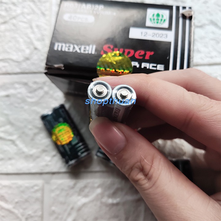 Pin Maxell AAA set 4 Pin - Pin Không Sạc Được