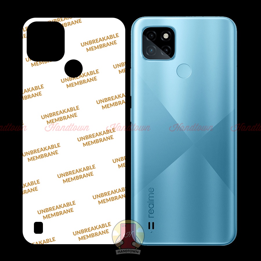 Miếng Dán PPF Realme C21Y Kính Cường Lực Dẻo Bảo Vệ Màn Hình và Mặt Lưng Khỏi Trầy Xuớc Bụi Bẩn Va Đập Cực Tốt Handtown
