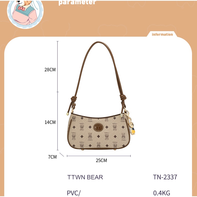 Túi xách TTWN BEAR TN2337 chính hãng