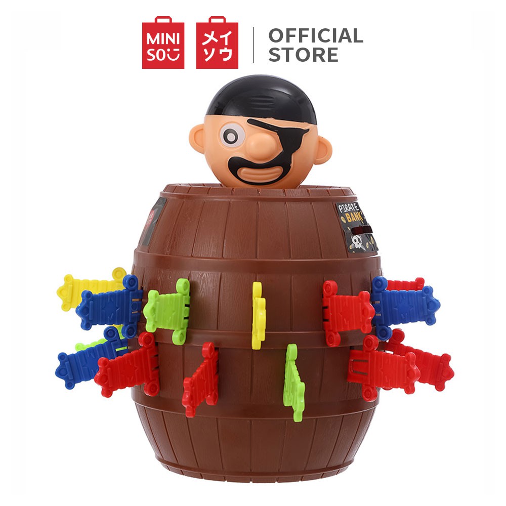 Đồ chơi bằng nhựa Miniso Pop-Up Pirate Barrel - Hàng chính hãng