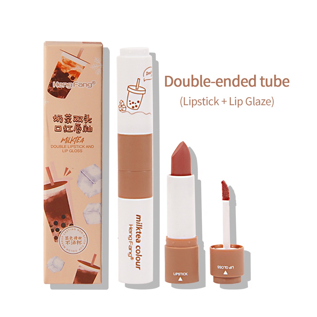 Son môi HengFang không dính cốc chống nước 2 trong 1 3.5g H9433