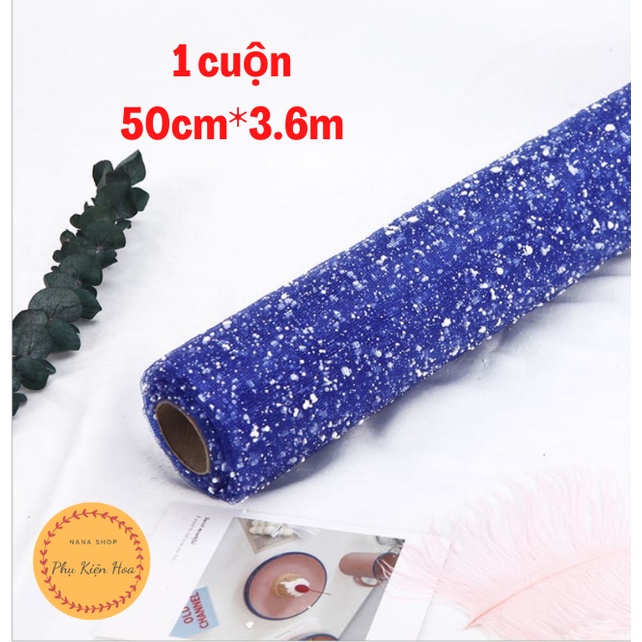 [Cuộn 50cm*3.6m] Lưới Voan Tuyết, Chất Mềm Mịn, Gói Hoa - Bọc Quà, Màu Sắc Đa Dạng