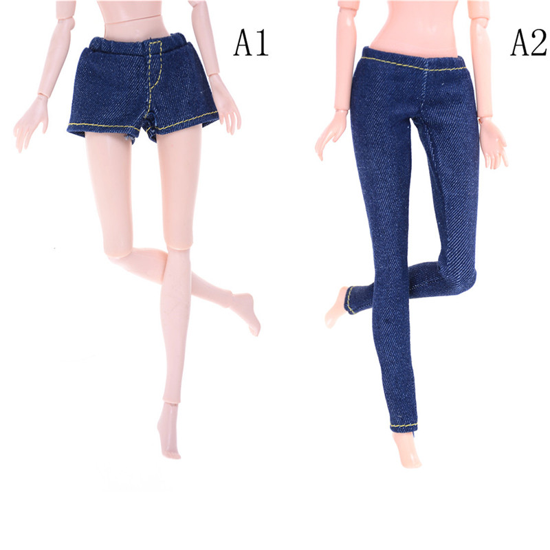 (Hàng Mới Về) Quần Jeans Lửng Cho Búp Bê Blythe Tỉ Lệ 1 / 6