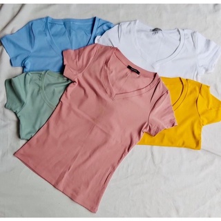 Áo thun cotton zip cao cấp vải cực kỳ đẹp- phông trơn cổ tròn