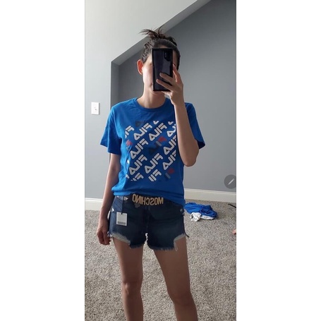 Áo Fila Set 2 Áo dòng unisex nam nữ đều mặc đẹp ạ