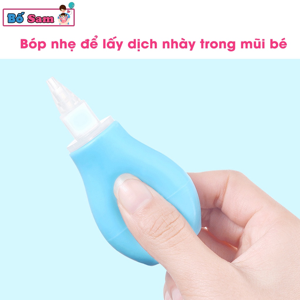 Hút mũi cho bé silicon dạng bóp tay an toàn dụng cụ hút mũi Shop Bố Sam