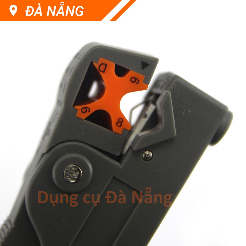 Dụng cụ tách, tuốt vỏ cáp đồng trục một thao tác