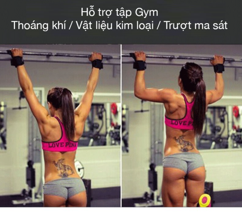 Dây kéo lưng quấn cổ tay, trợ lực cổ tay tập Gym, tập lưng bụng, lên xà đơn KICO