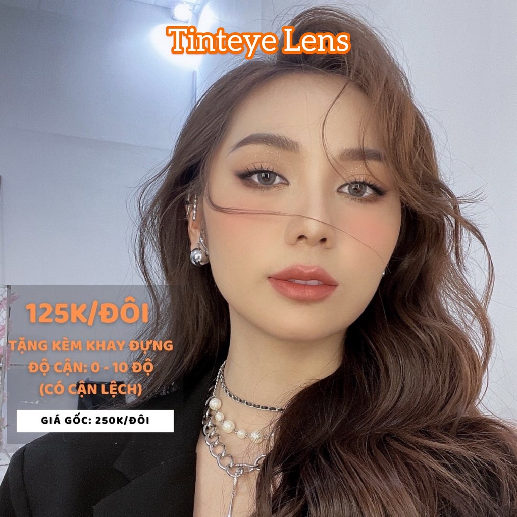 [OFF 50%: 125K/Đôi] 4 mẫu kính áp tròng giãn nhẹ tự nhiên Tinteye Lens 0 - 10 độ