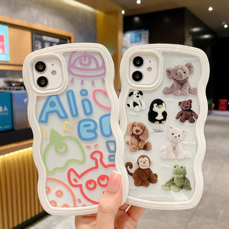 Ốp Điện Thoại TPU Silicon Mềm Chống Bụi Bẩn In Hình Vẽ Nguệch Ngoạc Cho IPhone 13 11 12 Pro Max 7 8 Plus X XR XSMAX