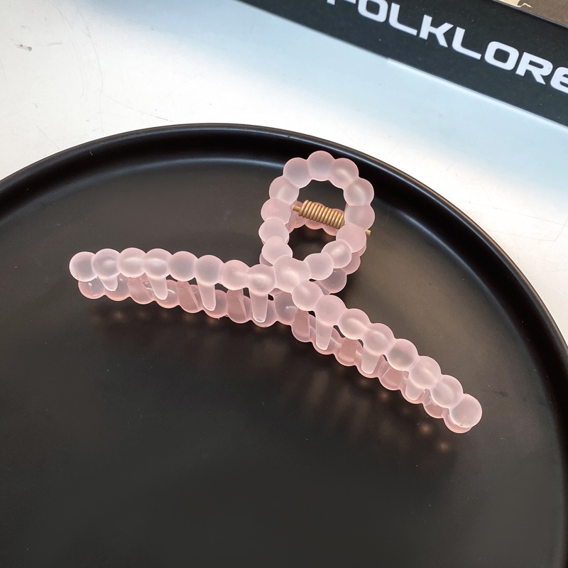 Kẹp tóc nhám phong cách đơn giản thời trang Hàn Quốc nhiều màu tùy chọn