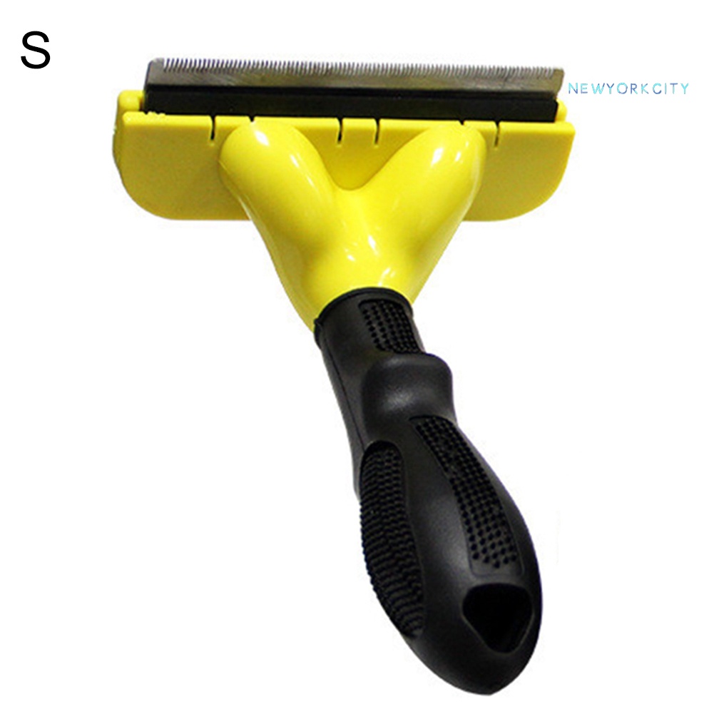 Lược Chải Lông Cho Thú Cưng Tay Cầm Mềm Bằng Thép Không Gỉ