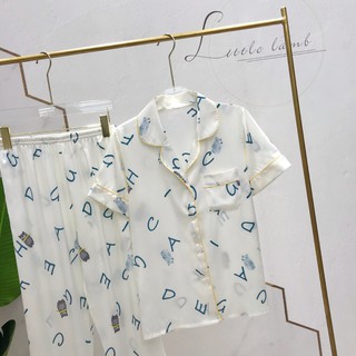 Pijama Lụa Cộc Tay Cao Cấp Y56