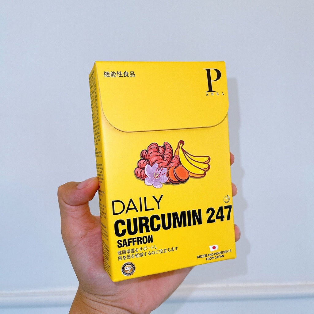 Thạch Nghệ Saffron Vị Chuối 247 Daily Curcumin Tăng Đề Kháng, Bổ Sung Dưỡng Chất