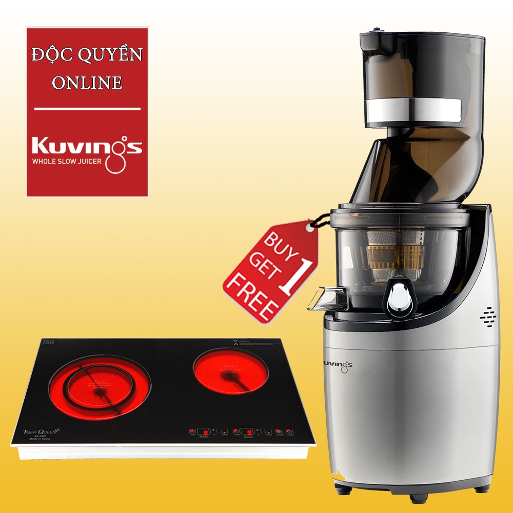Máy ép chậm dành cho kinh doanh Kuvings CS520CB  - TẶNG BẾP ĐÔI HỒNG NGOẠI TIGER QUEEN SQ-350T