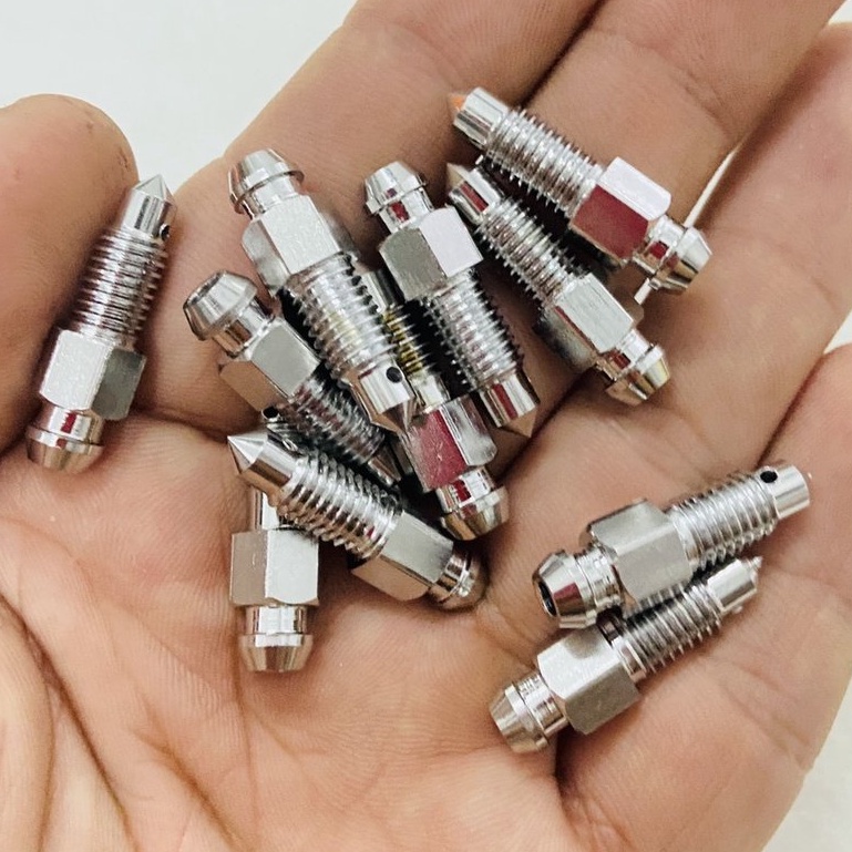 ỐC SALAYA INOX 304 - ỐC XẢ GIÓ HEO DẦU ZIN theo xe HONDA (8li) &amp; YAMAHA (7li)