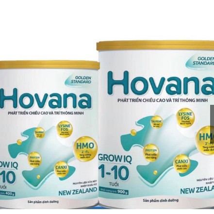 Sữa bột Hovana Grow IQ lon 900g